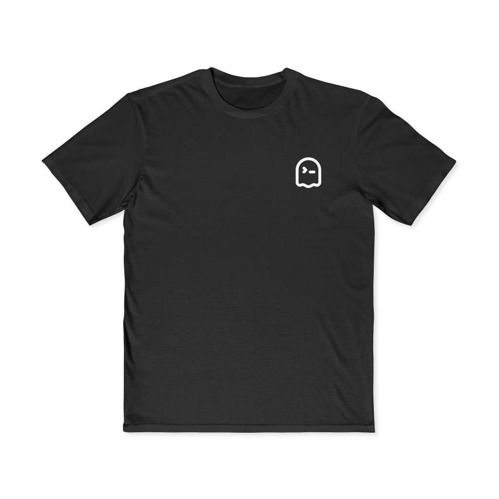Ghostcoded Full Stack Tee — Black