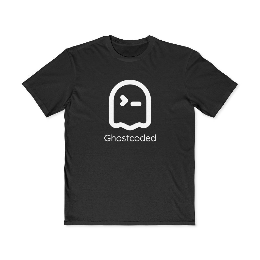 Ghostcoded Logo Tee — Black